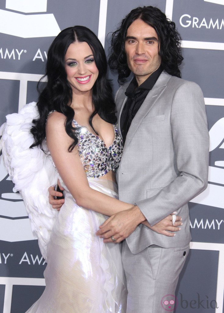 Katy Perry and Russell Brand